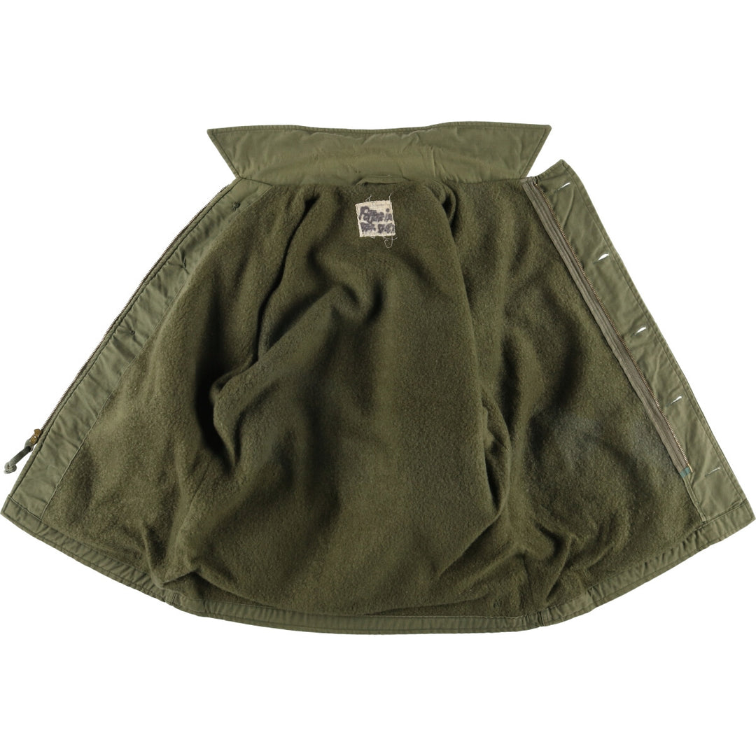 Authentic US military A-2 deck jacket, made in the USA, MEDIUM (38-40), men's size M unclear Khaki type Vintage Second Hand