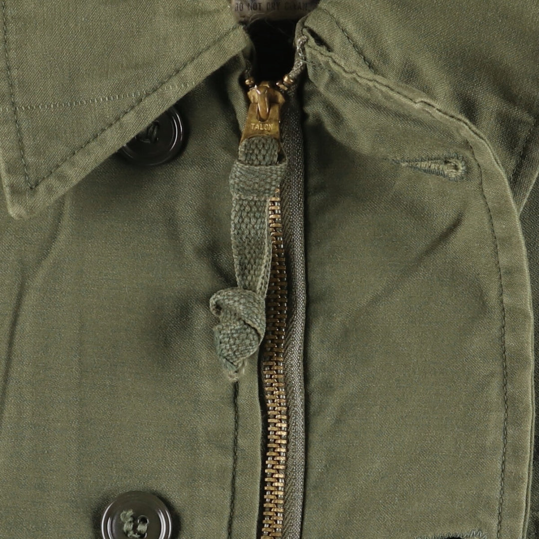 Authentic US military A-2 deck jacket, made in the USA, MEDIUM (38-40), men's size M unclear Khaki type Vintage Second Hand