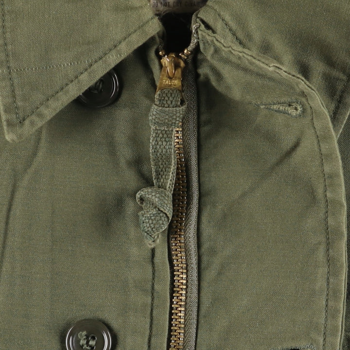 Authentic US military A-2 deck jacket, made in the USA, MEDIUM (38-40), men's size M unclear Khaki type Vintage Second Hand