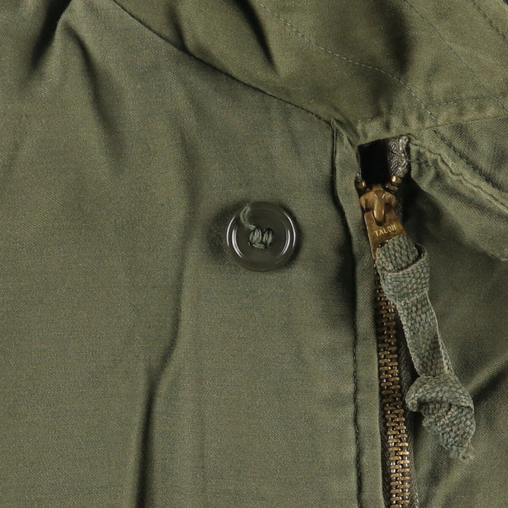 Authentic US military A-2 deck jacket, made in the USA, MEDIUM (38-40), men's size M unclear Khaki type Vintage Second Hand