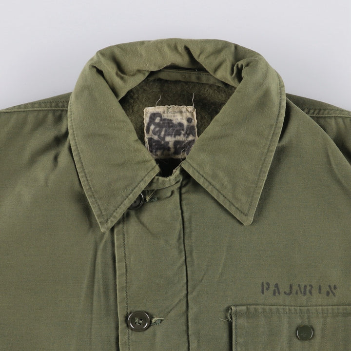 Authentic US military A-2 deck jacket, made in the USA, MEDIUM (38-40), men's size M unclear Khaki type Vintage Second Hand