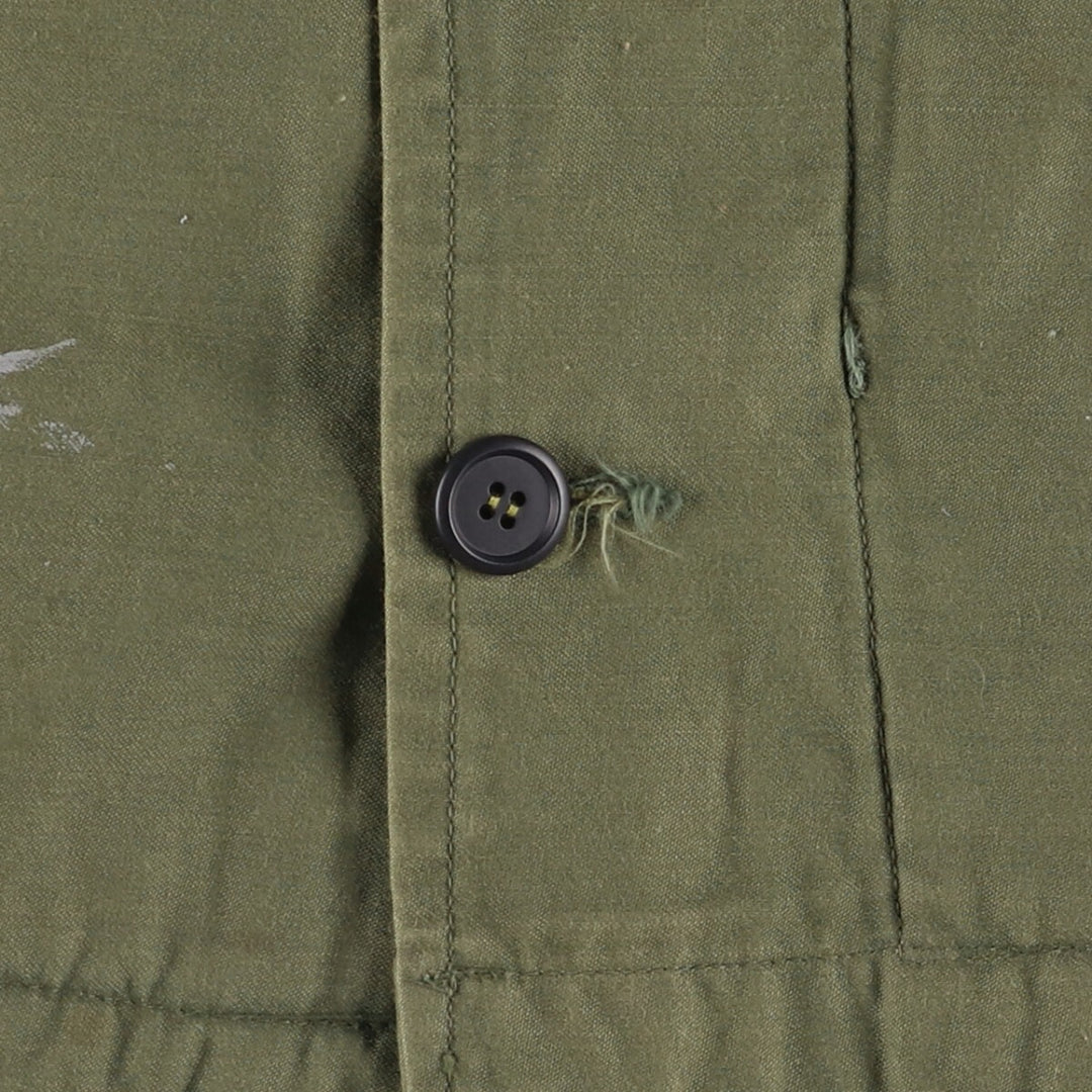 Authentic US military A-2 deck jacket, made in the USA, MEDIUM (38-40), men's size M unclear Khaki type Vintage Second Hand