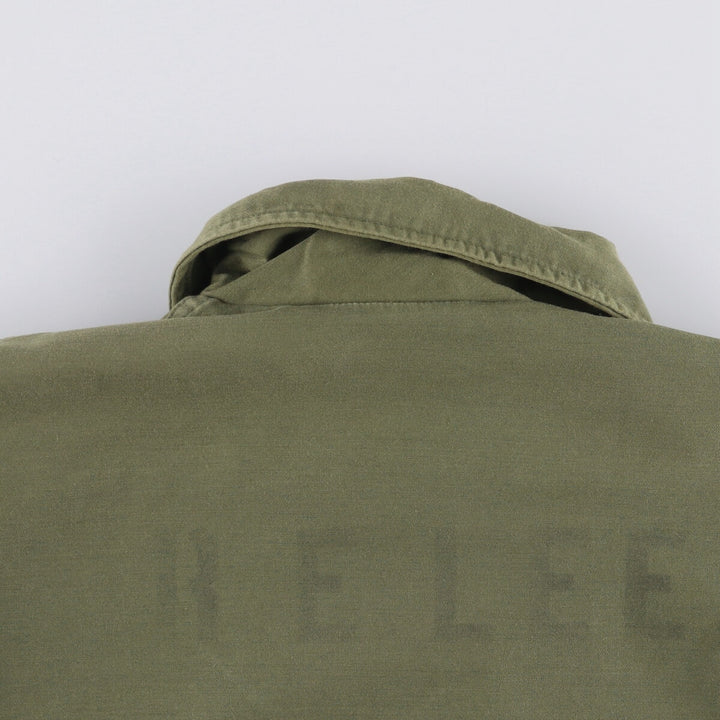 Authentic US military A-2 deck jacket, made in the USA, MEDIUM (38-40), men's size M unclear Khaki type Vintage Second Hand