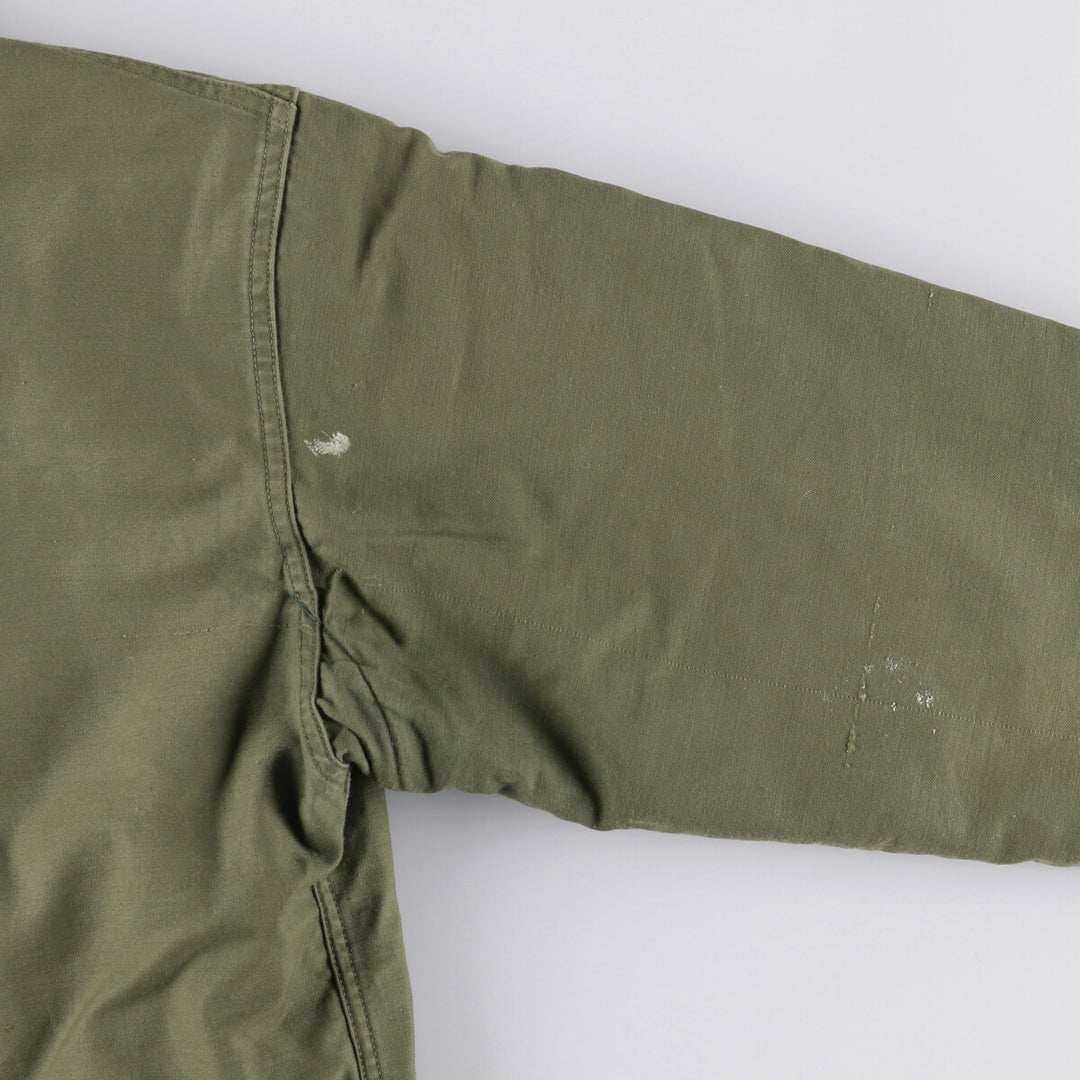 Authentic US military A-2 deck jacket, made in the USA, MEDIUM (38-40), men's size M unclear Khaki type Vintage Second Hand