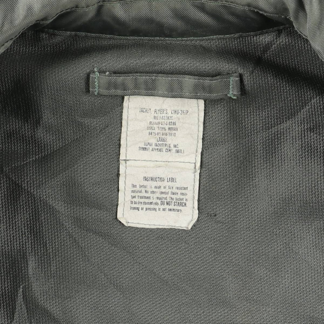 US military actual product CWU-36 Nomex Khaki type Vintage Second Hand