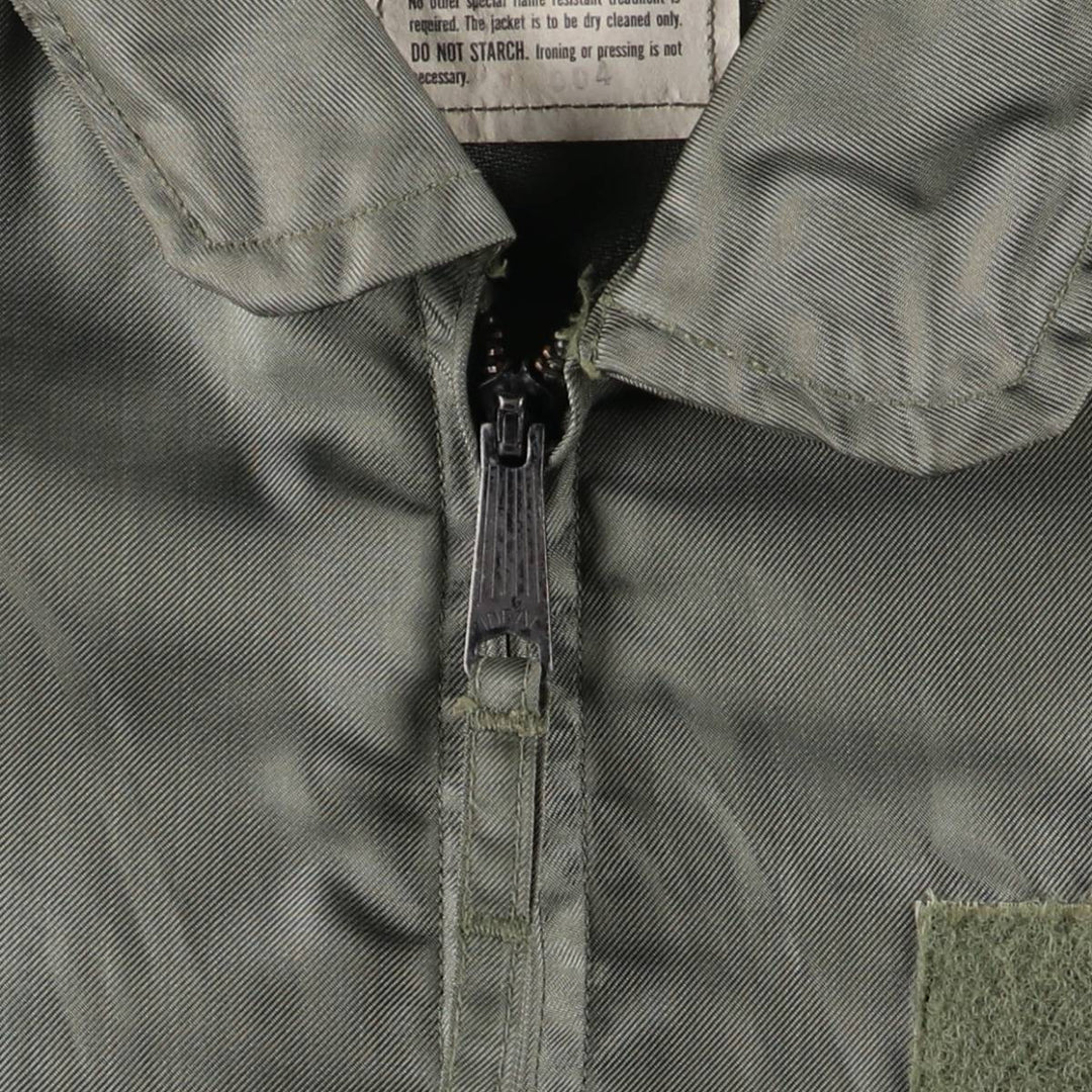 90's US military actual product CWU-36 Aromatic polyamide Khaki type Vintage Second Hand