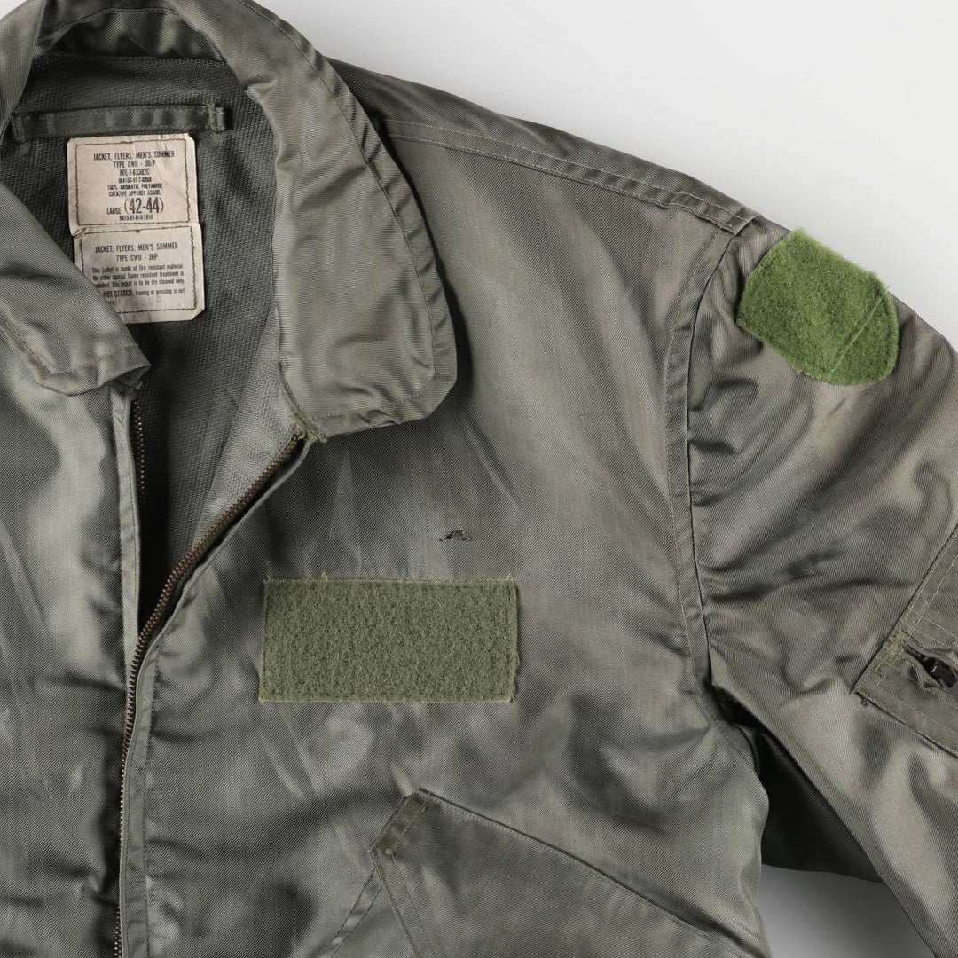 90's US military actual product CWU-36 Aromatic polyamide Khaki type Vintage Second Hand