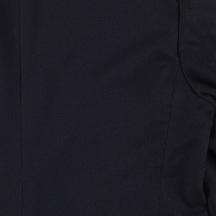 Burberry's wool tailored jacket, men's size L wool navy blue type Vintage Second Hand