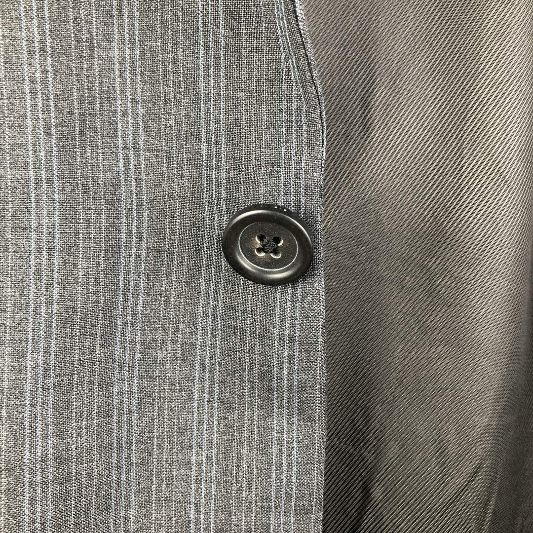 Burberry's BURBERRY LONDON Striped Wool Tailored Jacket, Made in USA, Men's Size XL wool gray type Vintage Second Hand