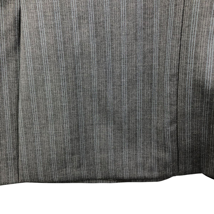 Burberry's BURBERRY LONDON Striped Wool Tailored Jacket, Made in USA, Men's Size XL wool gray type Vintage Second Hand