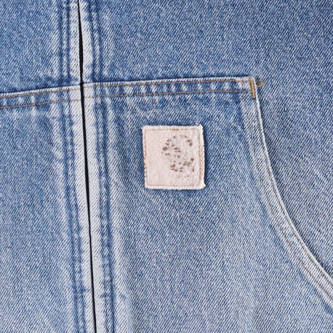 Vintage 80s-90'S Carhartt Active Jacket, Denim Parka, Made in USA, Men's Size L cotton blue type Vintage Second Hand