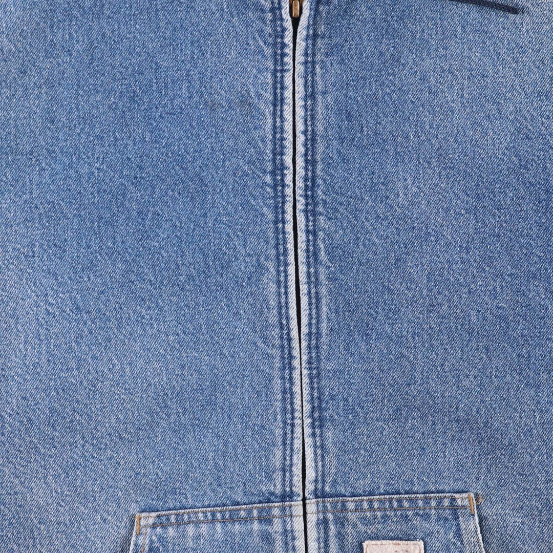 Vintage 80s-90'S Carhartt Active Jacket, Denim Parka, Made in USA, Men's Size L cotton blue type Vintage Second Hand