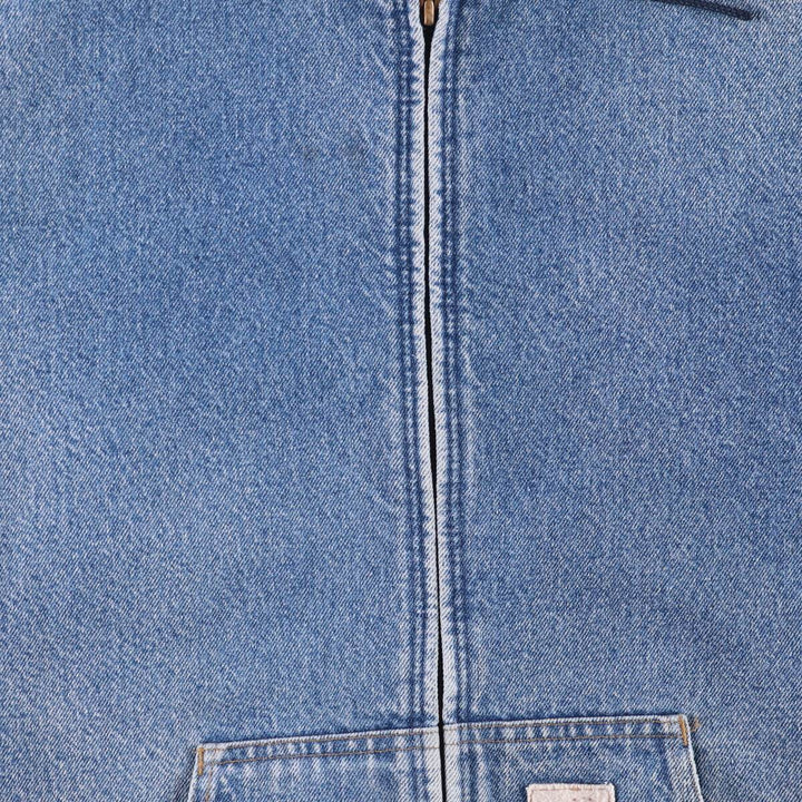 Vintage 80s-90'S Carhartt Active Jacket, Denim Parka, Made in USA, Men's Size L cotton blue type Vintage Second Hand