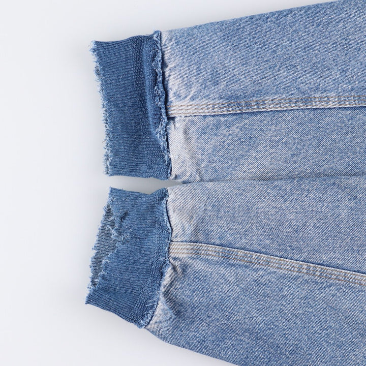 Vintage 80s-90'S Carhartt Active Jacket, Denim Parka, Made in USA, Men's Size L cotton blue type Vintage Second Hand