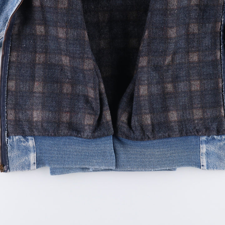 Vintage 80s-90'S Carhartt Active Jacket, Denim Parka, Made in USA, Men's Size L cotton blue type Vintage Second Hand