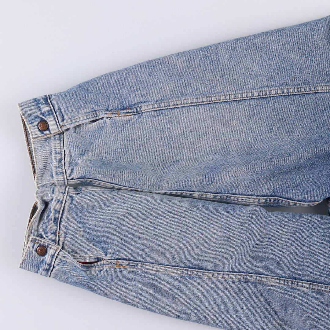 90'S Levi's 70617-0291 Striped Reversible Denim Jacket, Made in USA, Men's XXL, Vintage cotton Blue type light blue Vintage Second Hand