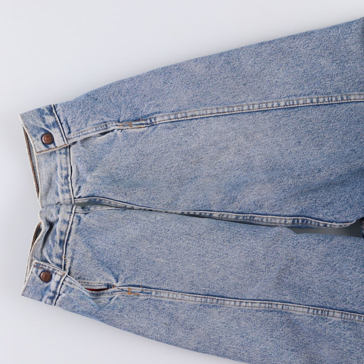 90'S Levi's 70617-0291 Striped Reversible Denim Jacket, Made in USA, Men's XXL, Vintage cotton Blue type light blue Vintage Second Hand