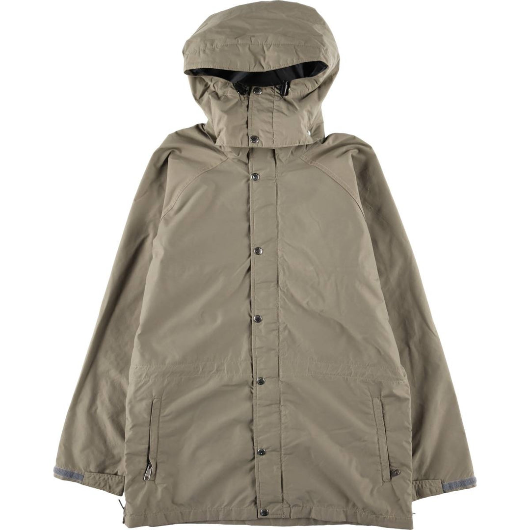The North Face GORE-TEX Mountain Parka Shell Jacket, Made in USA, Men's Size L Nylon Khaki type beige Vintage Second Hand