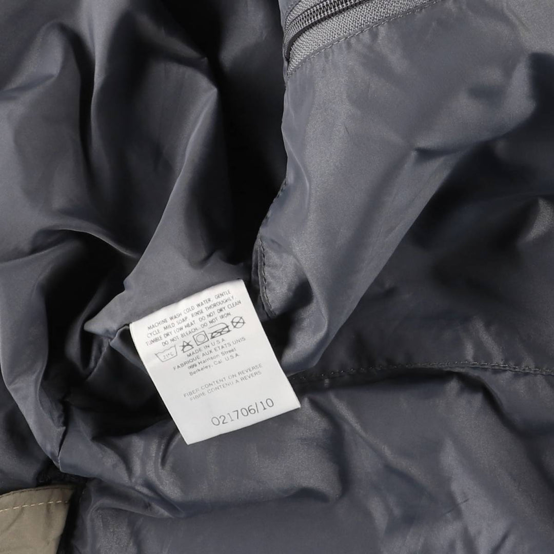 The North Face GORE-TEX Mountain Parka Shell Jacket, Made in USA, Men's Size L Nylon Khaki type beige Vintage Second Hand