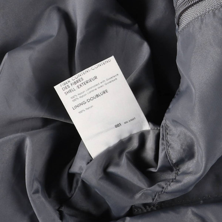 The North Face GORE-TEX Mountain Parka Shell Jacket, Made in USA, Men's Size L Nylon Khaki type beige Vintage Second Hand