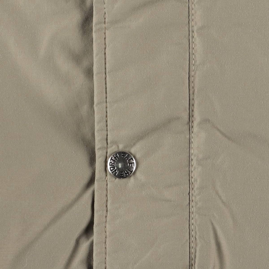 The North Face GORE-TEX Mountain Parka Shell Jacket, Made in USA, Men's Size L Nylon Khaki type beige Vintage Second Hand