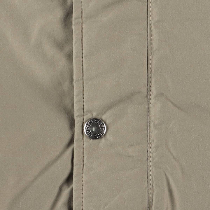 The North Face GORE-TEX Mountain Parka Shell Jacket, Made in USA, Men's Size L Nylon Khaki type beige Vintage Second Hand