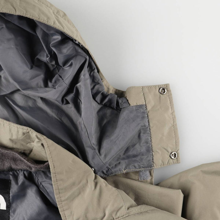 The North Face GORE-TEX Mountain Parka Shell Jacket, Made in USA, Men's Size L Nylon Khaki type beige Vintage Second Hand