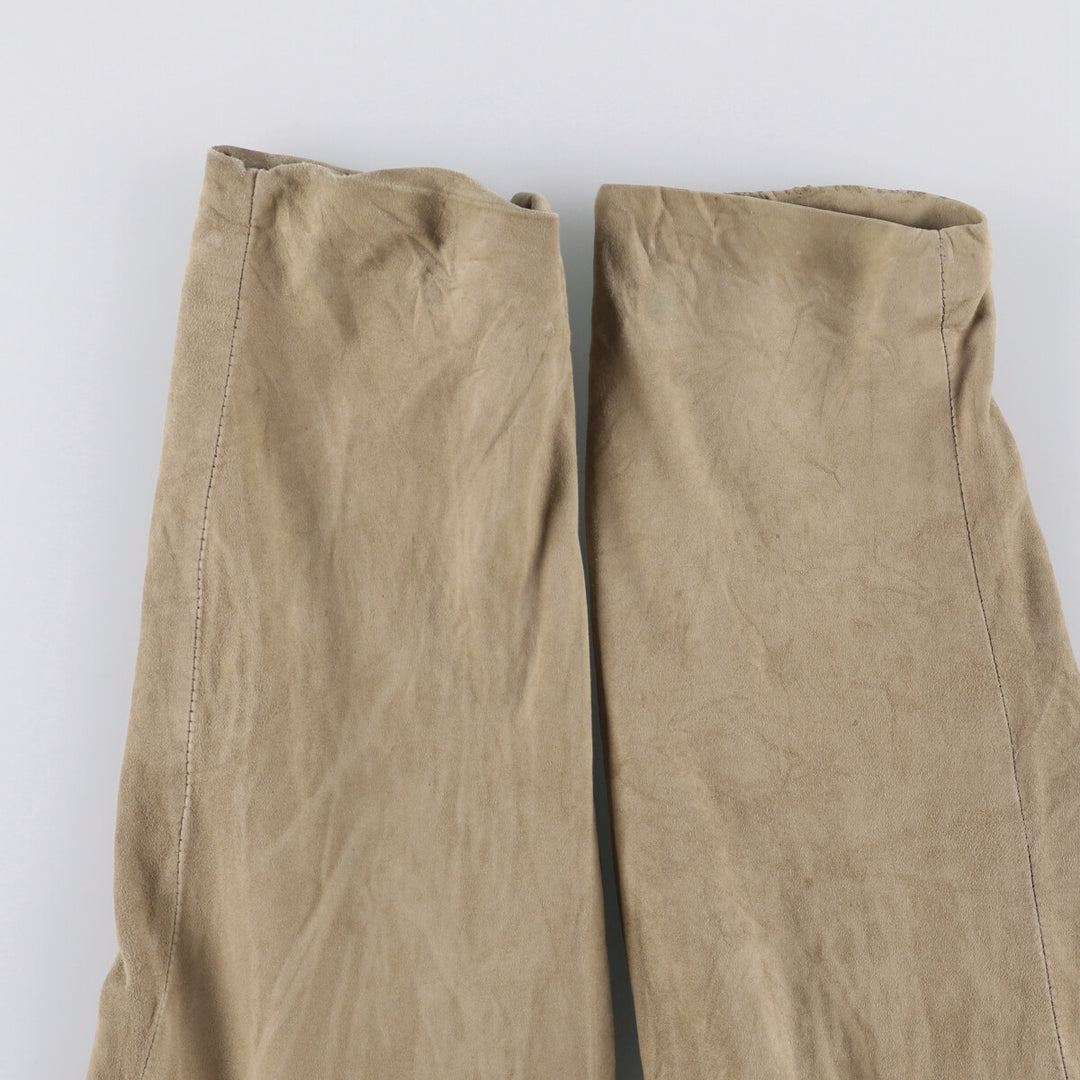 Burberry's BURBERRY LONDON suede leather jacket, tailored jacket, men's size L genuine leather Beige type Vintage Second Hand