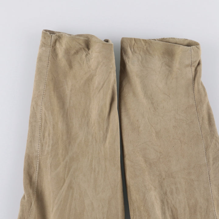 Burberry's BURBERRY LONDON suede leather jacket, tailored jacket, men's size L genuine leather Beige type Vintage Second Hand