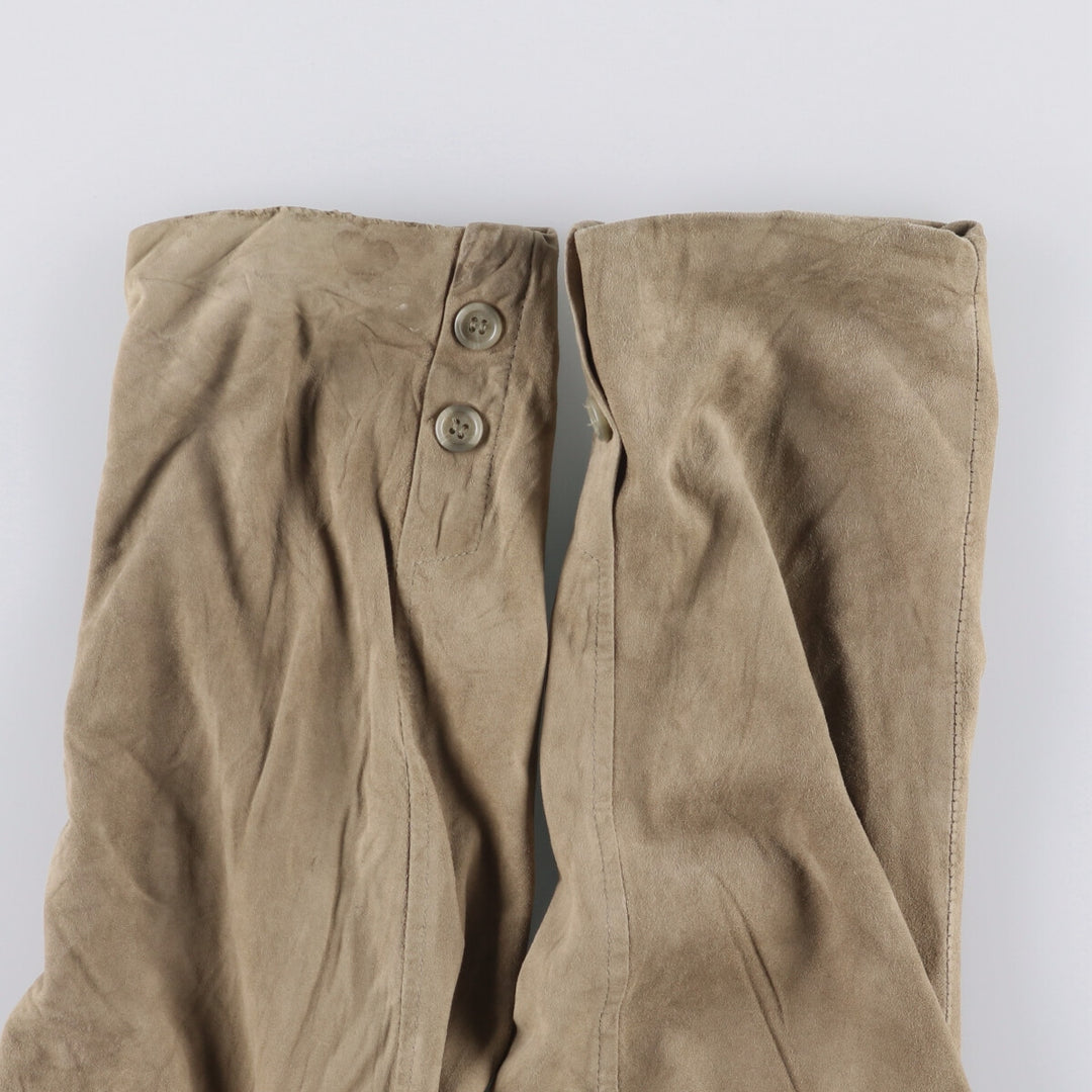 Burberry's BURBERRY LONDON suede leather jacket, tailored jacket, men's size L genuine leather Beige type Vintage Second Hand