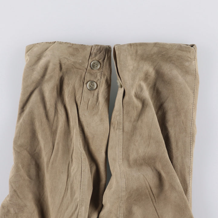 Burberry's BURBERRY LONDON suede leather jacket, tailored jacket, men's size L genuine leather Beige type Vintage Second Hand