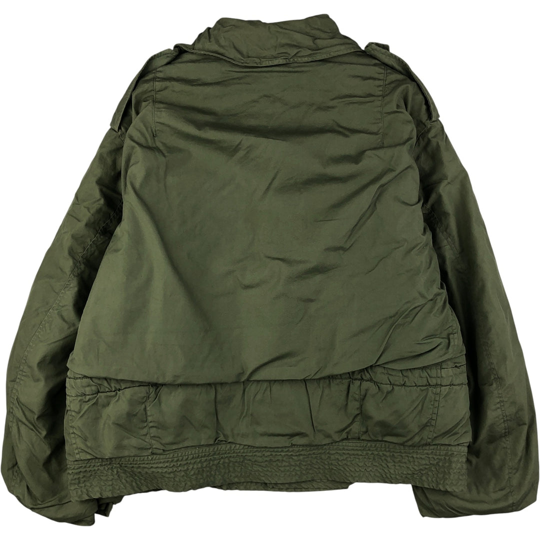 Vintage French Military Flight Jacket 104LPM Men's XL unclear Khaki type Vintage Second Hand