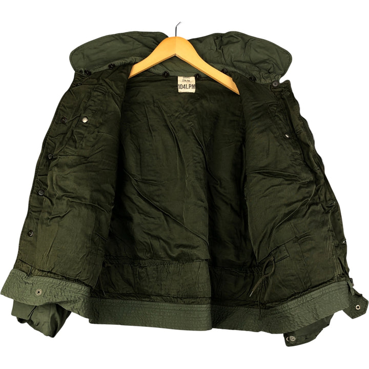 Vintage French Military Flight Jacket 104LPM Men's XL unclear Khaki type Vintage Second Hand