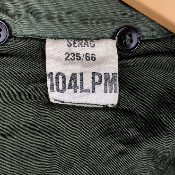 Vintage French Military Flight Jacket 104LPM Men's XL unclear Khaki type Vintage Second Hand