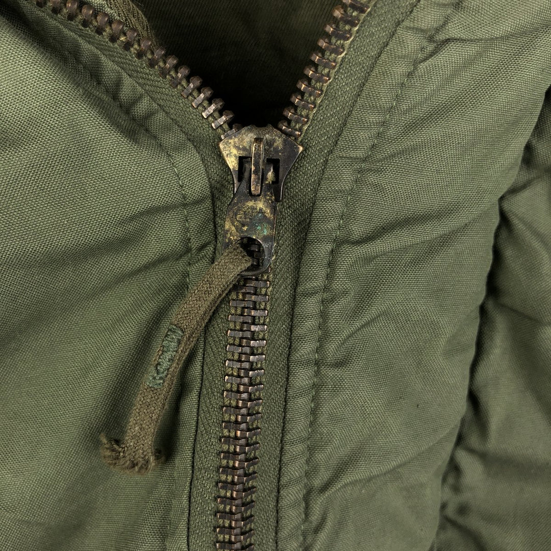 Vintage French Military Flight Jacket 104LPM Men's XL unclear Khaki type Vintage Second Hand