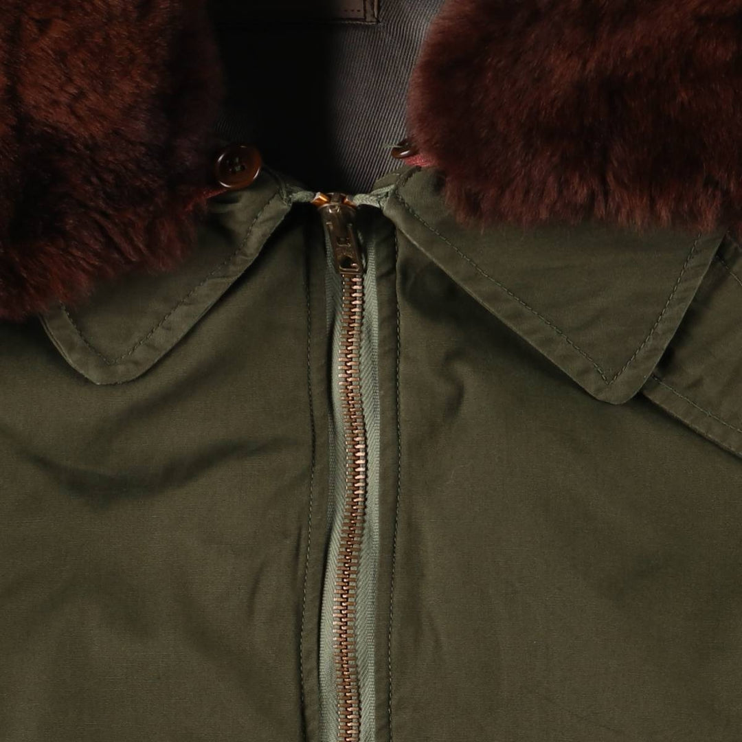 Vintage French B-15 Military Flight Jacket, Men's Size XL unclear Khaki type Vintage Second Hand