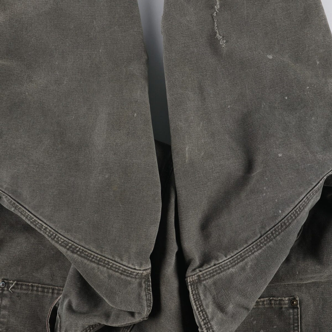 00'S Carhartt Michigan Chore Coat Duck Coverall Made in USA Men's XXL cotton Khaki type Vintage Second Hand