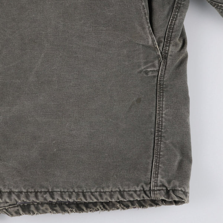 00'S Carhartt Michigan Chore Coat Duck Coverall Made in USA Men's XXL cotton Khaki type Vintage Second Hand