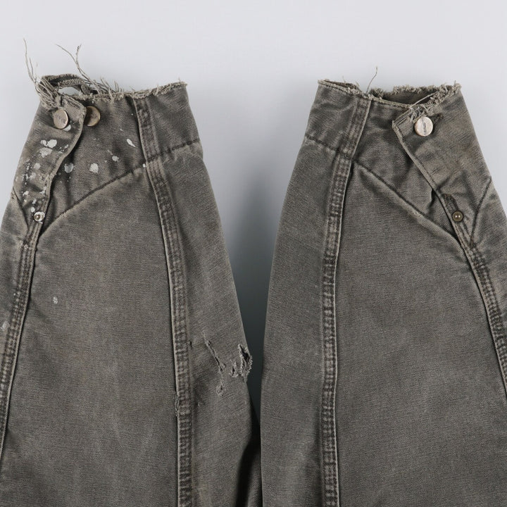 00'S Carhartt Michigan Chore Coat Duck Coverall Made in USA Men's XXL cotton Khaki type Vintage Second Hand