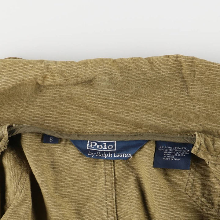 Ralph Lauren POLO by Ralph Lauren cotton jacket, men's size S cotton Khaki type Vintage Second Hand