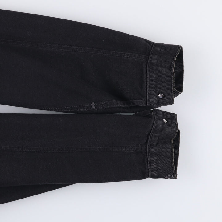 90'S Levi's 70503-0285 Euro Model Black Denim Jacket, Men's Size Medium, Vintage cotton black type Vintage Second Hand