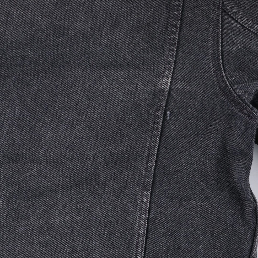 90'S Levi's 70503-0285 Euro Model Black Denim Jacket, Men's Size Medium, Vintage cotton black type Vintage Second Hand