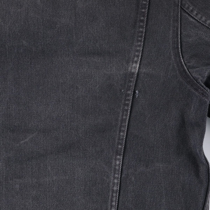 90'S Levi's 70503-0285 Euro Model Black Denim Jacket, Men's Size Medium, Vintage cotton black type Vintage Second Hand