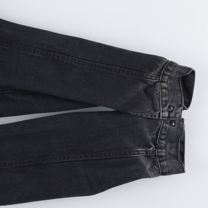 90'S Levi's 70503-0285 Euro Model Black Denim Jacket, Men's Size Medium, Vintage cotton black type Vintage Second Hand