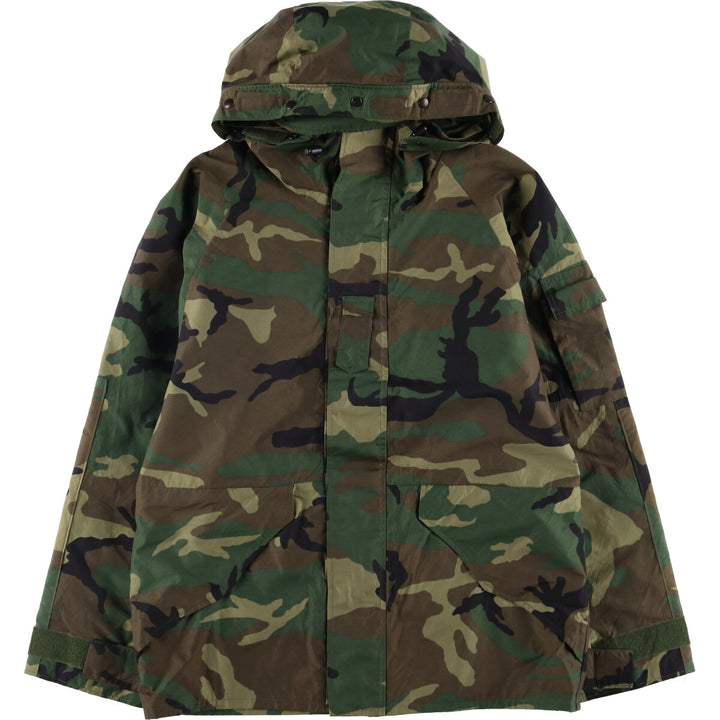 Authentic 2000'S US Military ECWCS 1st Gen. Late Model Woodland Camo Military Gore-Tex Parka, Medium-Regular, Men's Size M unclear Khaki type Vintage Second Hand