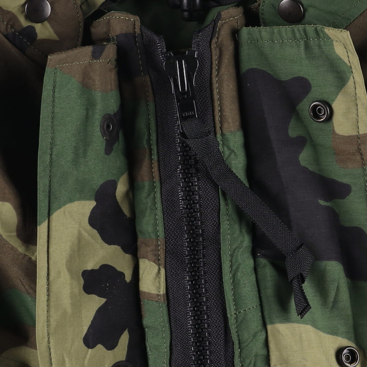 Authentic 2000'S US Military ECWCS 1st Gen. Late Model Woodland Camo Military Gore-Tex Parka, Medium-Regular, Men's Size M unclear Khaki type Vintage Second Hand