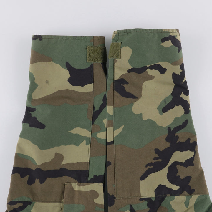 1990'S US Military ECWCS 1st Gen Late Model Woodland Camo Military Gore-Tex Parka, Medium-Regular, Men's Size M Nylon Khaki type Vintage Second Hand