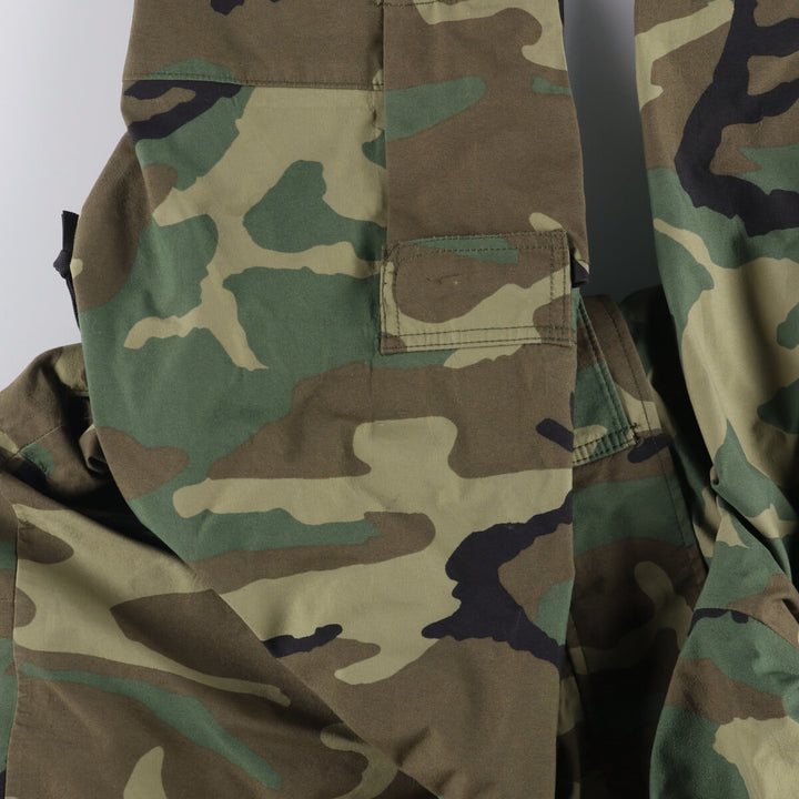 1990'S US Military ECWCS 1st Gen Late Model Woodland Camo Military Gore-Tex Parka, Medium-Regular, Men's Size M Nylon Khaki type Vintage Second Hand
