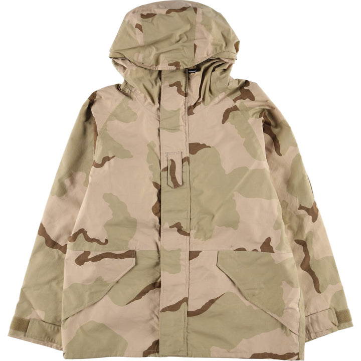 Authentic 2000'S US Military ECWCS 1st Gen Late Model 3C Desert Camo Military Gore-Tex Parka, Large-Regular, Men's Size L Nylon beige type brown Vintage Second Hand