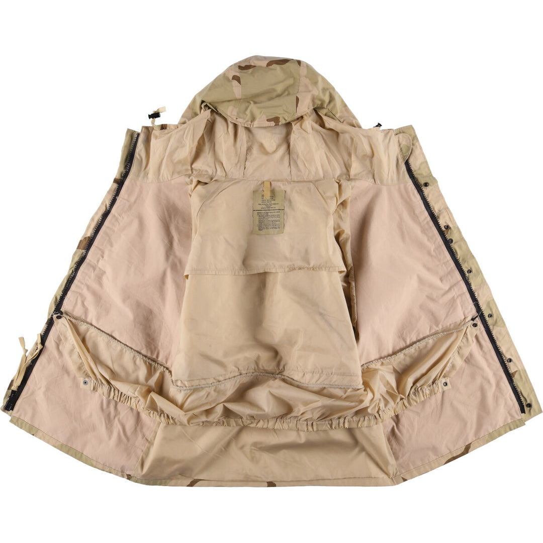 Authentic 2000'S US Military ECWCS 1st Gen Late Model 3C Desert Camo Military Gore-Tex Parka, Large-Regular, Men's Size L Nylon beige type brown Vintage Second Hand